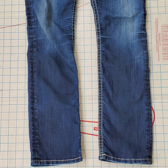 Silver Berkley Skinny Slim Women's Size 29/32 Jeans Actual 29x31.5 Denim - Picture 7 of 16